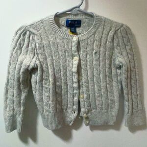 Ralph Lauren Cardigan with Silver Thread in 3T